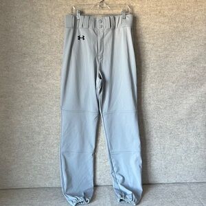 Under Armor Gray Baseball Pant Size Medium